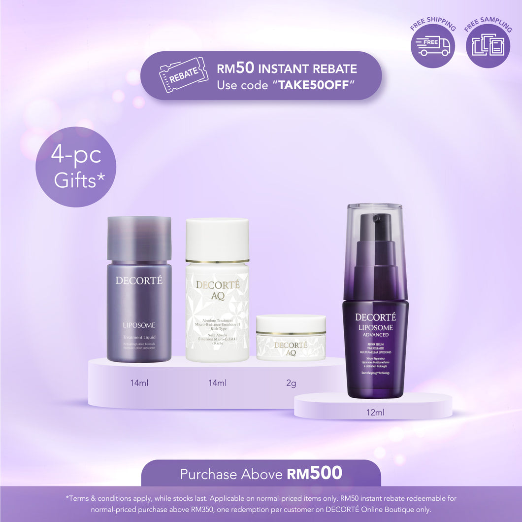 4-pc Beauty Gifts (Order above RM500)