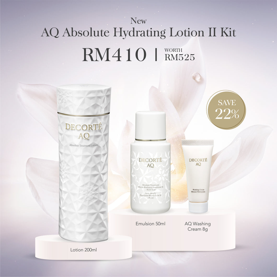 AQ Absolute Hydrating Lotion II 200ml Introductory Kit