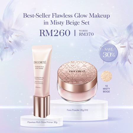 Best-seller Flawless Glow Makeup in Misty Beige set -  No.2
