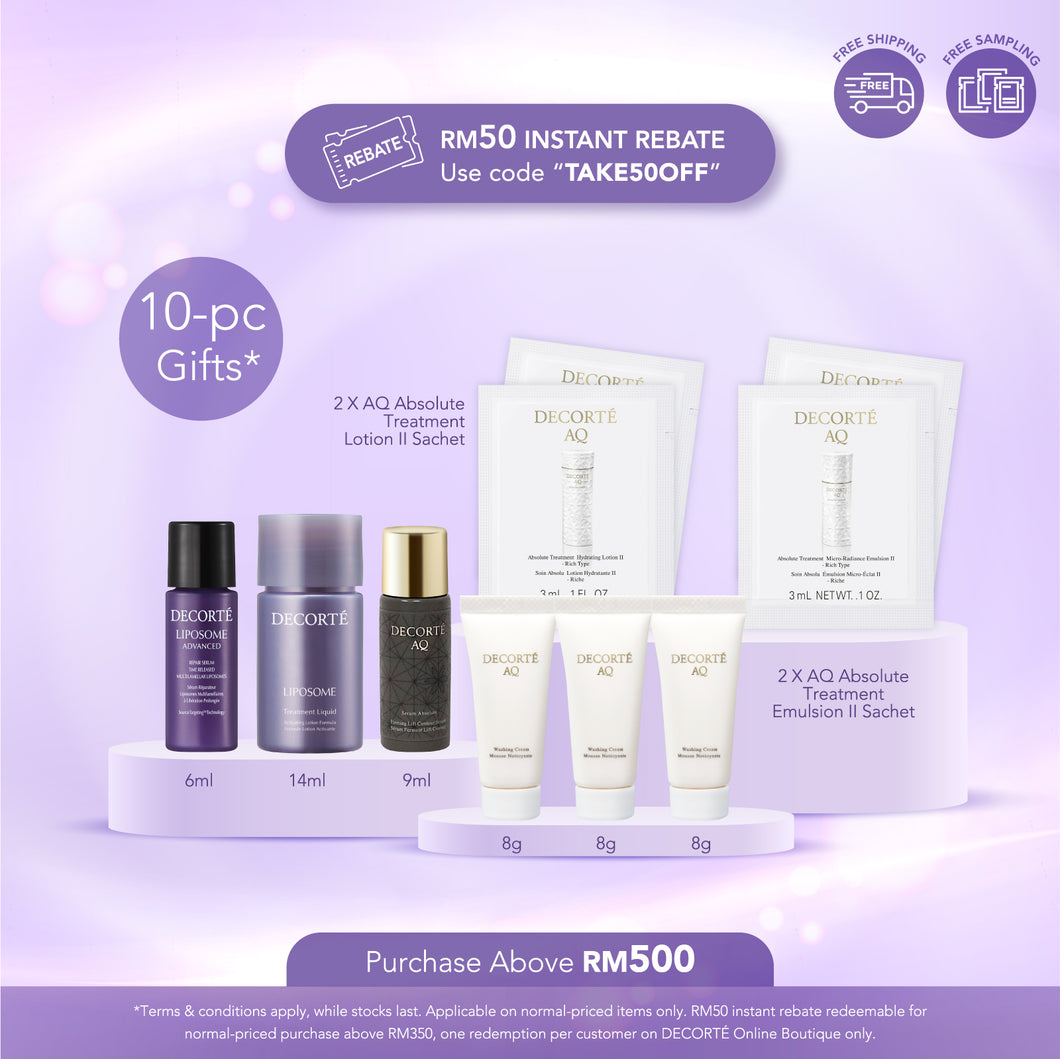 [Nov Special] 10-pc Beauty Gifts (Order above RM500)